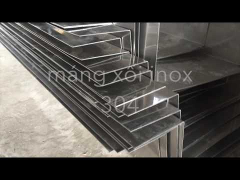 Video Báo giá Máng xối inox, Máng thoát nước inox 304 cho ... - youtube