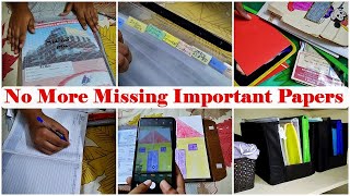 Paper clutter | Important Documents Organization