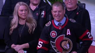 Chris Neil Full Jersey Retirement Ceremony