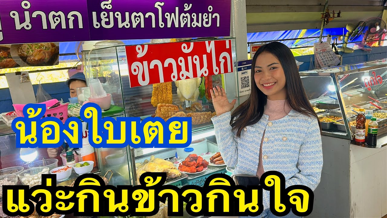 ตามหาร้านข้าวมันไก่ ใบเตยได้กินสมใจอยากแล้ว!!! #น้องใบเตย  #สาวน้อยเพชรบ้านแพง
