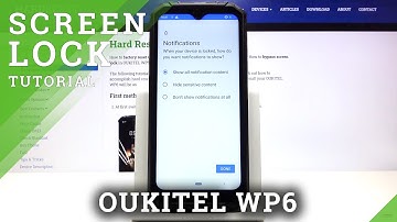 How to Set Up Screen Lock in Oukitel WP6 – Add Lock Screen Method