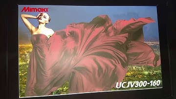 UCJV 300-160 UV Roll-roll. Morphing image.