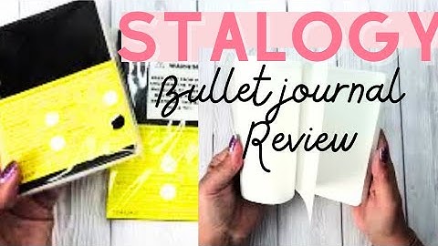Stalogy unboxing & review | flip thru A6 & B6 bullet journals