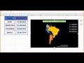 Crear Mapas en Microsoft Excel | Gráfico de Mapas en Excel | Gráfico de Mapas en Microsoft Excel