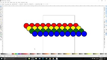 Mermaid/fish scale pattern from circles- to use as a pattern fill