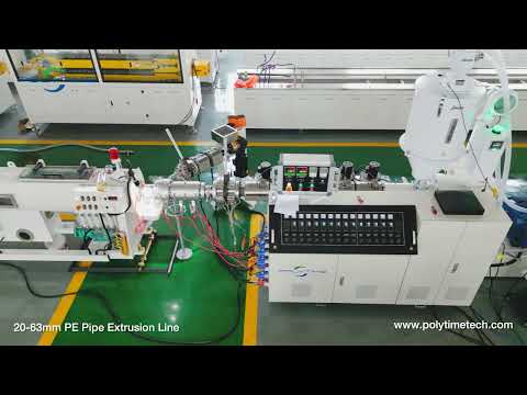 POLYTIME Machinery 20-63mm PE Pipe Extrusion Line