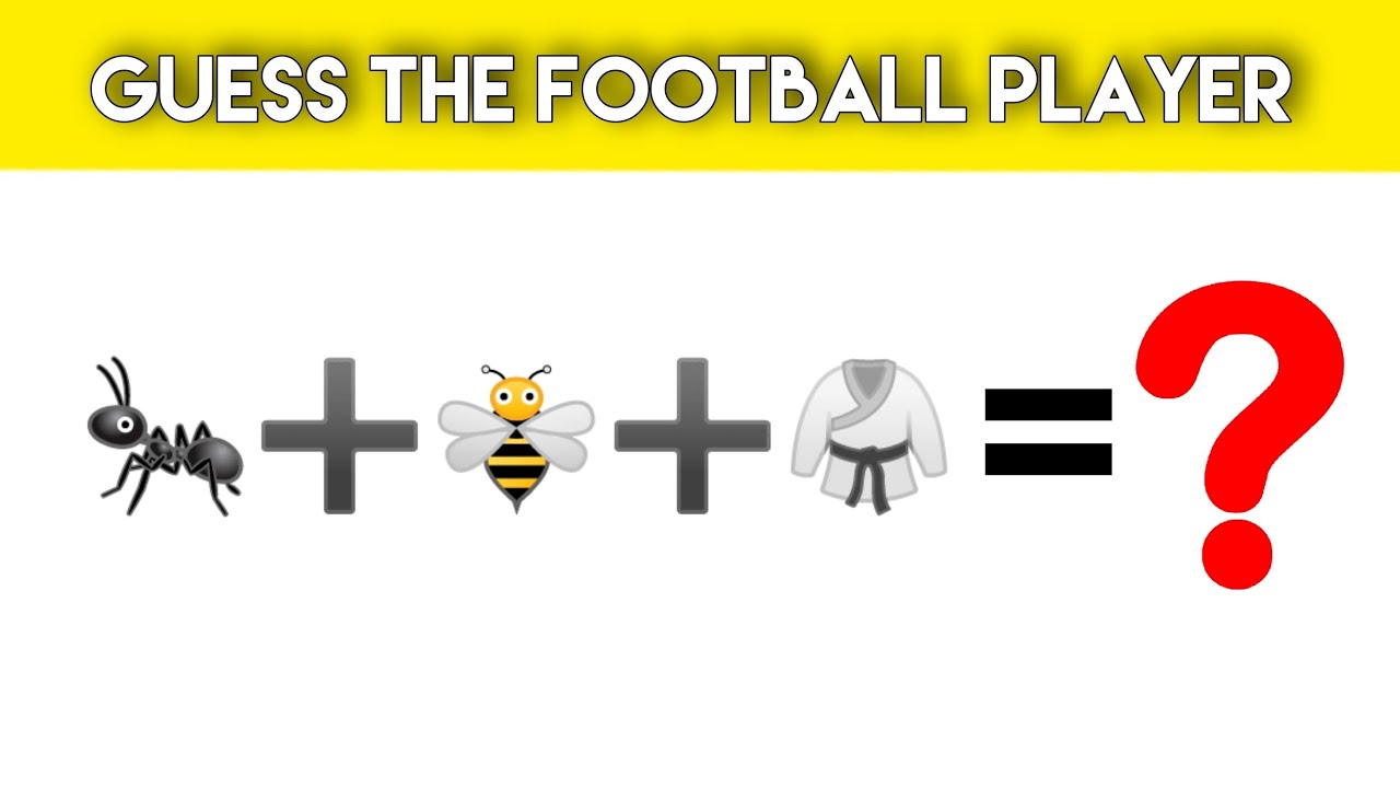 Emoji Quiz: Name that football player!, Football News