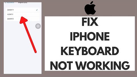 How To Fix iPhone Keyboard Not Working (2022)| iPhone Keyboard Problems [SOLVED]