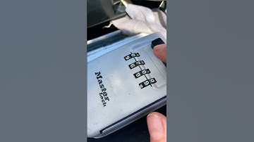 How to change the code for Master lockbox with cover