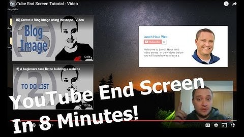 YouTube End Screen Editor Tutorial Video