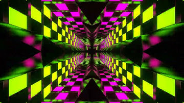 Abstract Tunnel VJ Motion Background || Neon Light Tunnel Free VJ Loops || 4K #LEDbackground4keffect