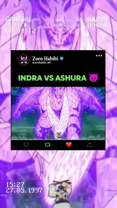 Ashura Stops Indra' Susanoo 😱🔥 | Indra vs Ashura Shocking moment | Naruto Shippuden badass moment