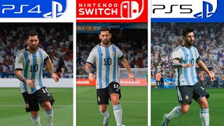 EA FC 24 PS5 vs PS4 Comparison! (Gameplay, Graphics, Player