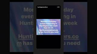 Things to Do in Huntington This Week | Sept. 22–25