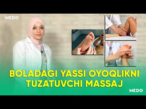 Video: Bolalardagi Tekis Oyoq Uchun Mashq