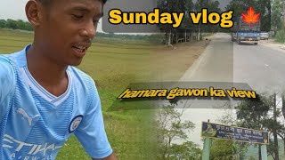 welcome to my sunday vlog|| hamara gawon ka view||@Kukil_4k