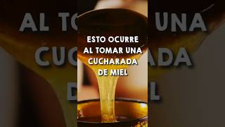 ¡MIEL EN AYUNAS!#salud #shrots