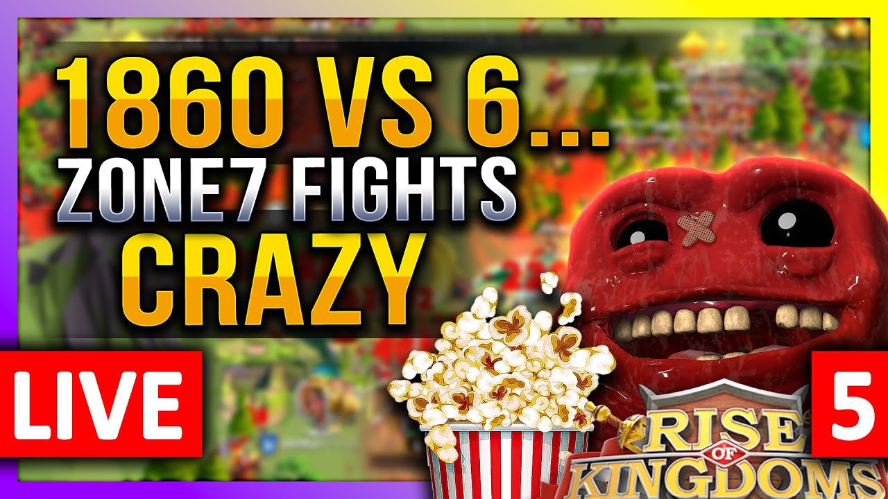Zone7 TROUBLE? 1860 going Crazy 🔥 LIVE! 🔴 C11241 1228 1655 2082  #5 - Rise of Kingdoms