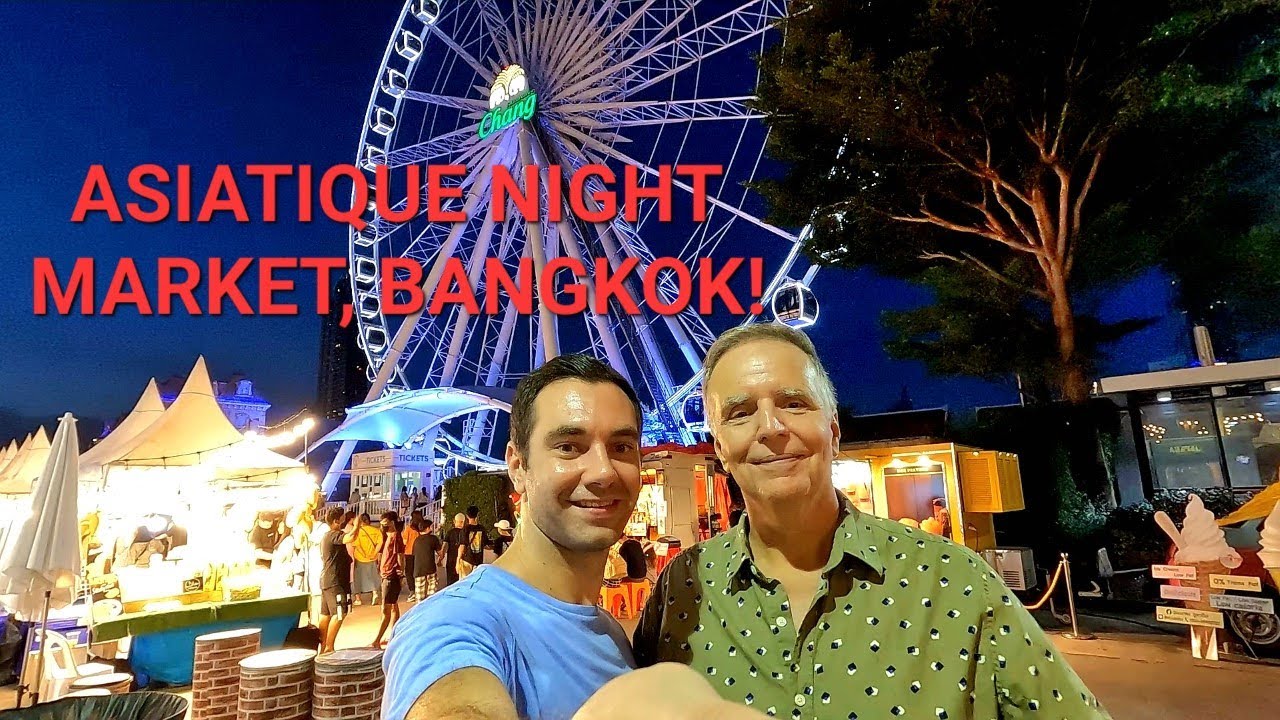 Exploring Bangkok's Asiatique Night Market! Asiatique The Riverfront -Bangkok, Thailand!