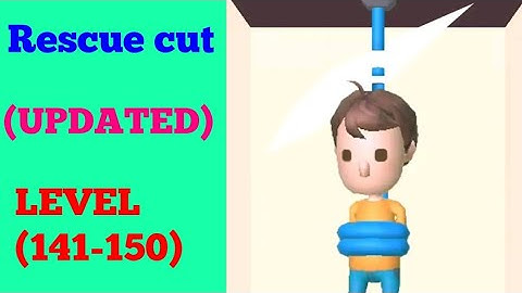 Rescue cut! [UPDATED ] LEVEL 141 142 143 144 145 146 147 148 149 150 solution or Walkthrough