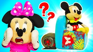 Турбо кресло Микки Мауса! 😵🚀 Видео для детей про мягкие игрушки Микки Маус на русском языке
