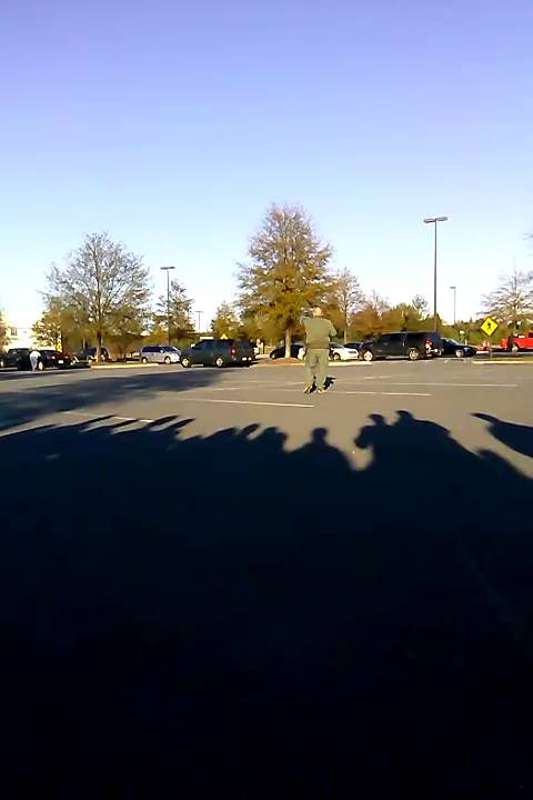 Stun grenade demonstration