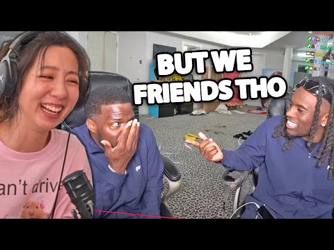 Fuslie Reacts To The Legendary Kai Cenat & Kevin Hart Clip