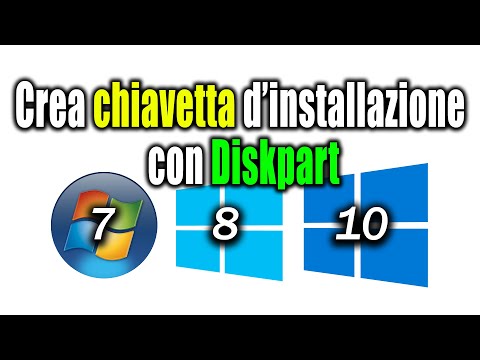 Video: Come Realizzare Un'unità Flash USB Di Installazione Windows 7/8