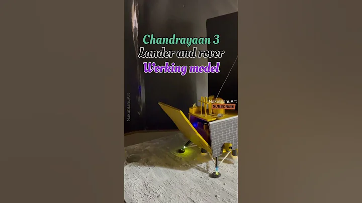 Science working model Chandrayaan-3 Lander- Rover #shorts #technology #trending #viralshorts