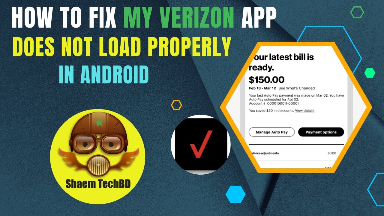 How to Fix My Verizon App Does Not Load Properly in Android - YouTube