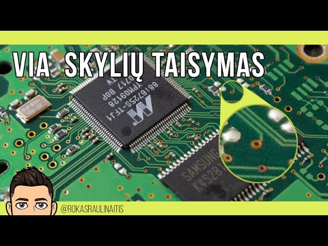 VIA skylių taisymas po korozijos, ar mechaninio gedimo. Kaip atkurti kontaktą. Patarimai lituojant