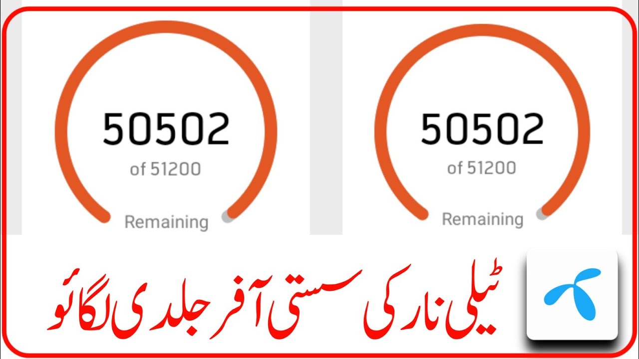 Telenor New Sasta Internet 50GB Package 2022 | Telenor Free Internet 2022 New Code today