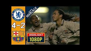 🔥 Челси - Барселона 4-2 - Обзор Матча 1/8 Финала Лиги Чемпионов 08/03/2005 HD 🔥