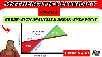 How to do a break-even analysis| Cost price and selling price| Grade 12