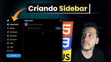 Criando uma Sidebar do zero com apenas HTML, CSS e JS 🚀