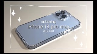 unboxing | iPhone 13 Pro Max - sierra blue (512 GB)
