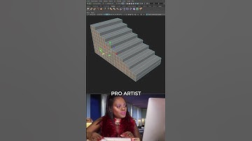 Noob VS pro artist 3D  #maya