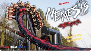 Riding Alton Towers’ new ride NEMESIS REBORN (and the smiler)