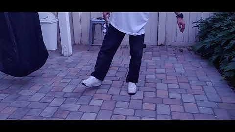 Fixed point toe and heel tips　animation dance robot  dance popping