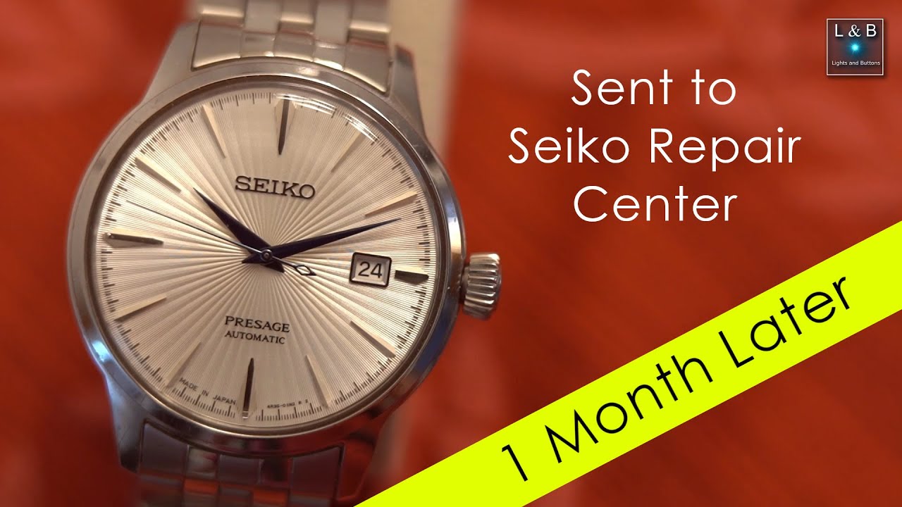 Seiko Watch Repair (USA): 1 Month Later - Update (Quick Clip #62) - YouTube