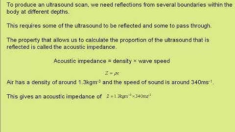 acoustic impedance