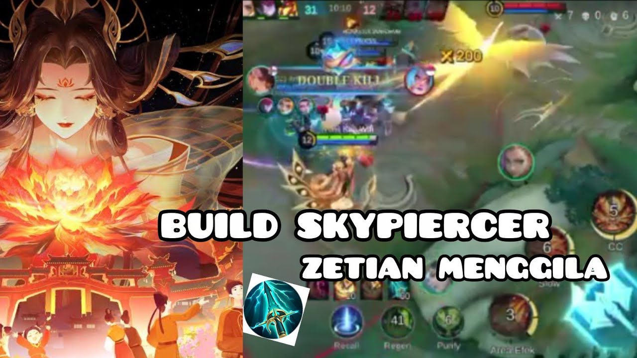 Damage Zetian Pakai Skypiercer Sangat Menggila - MLBBIDCreator