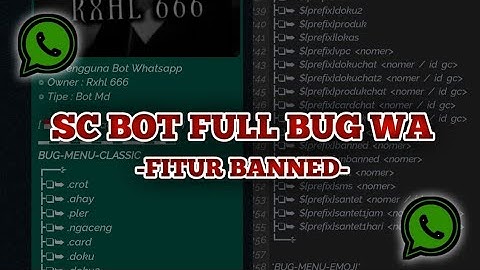 SCRIPT BOT WHATSAPP FULL BUG CRASH!!