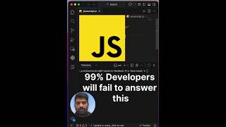 99% of Javascript developers will fail to answer this #javascriptinterview #javascript #dsa #coding