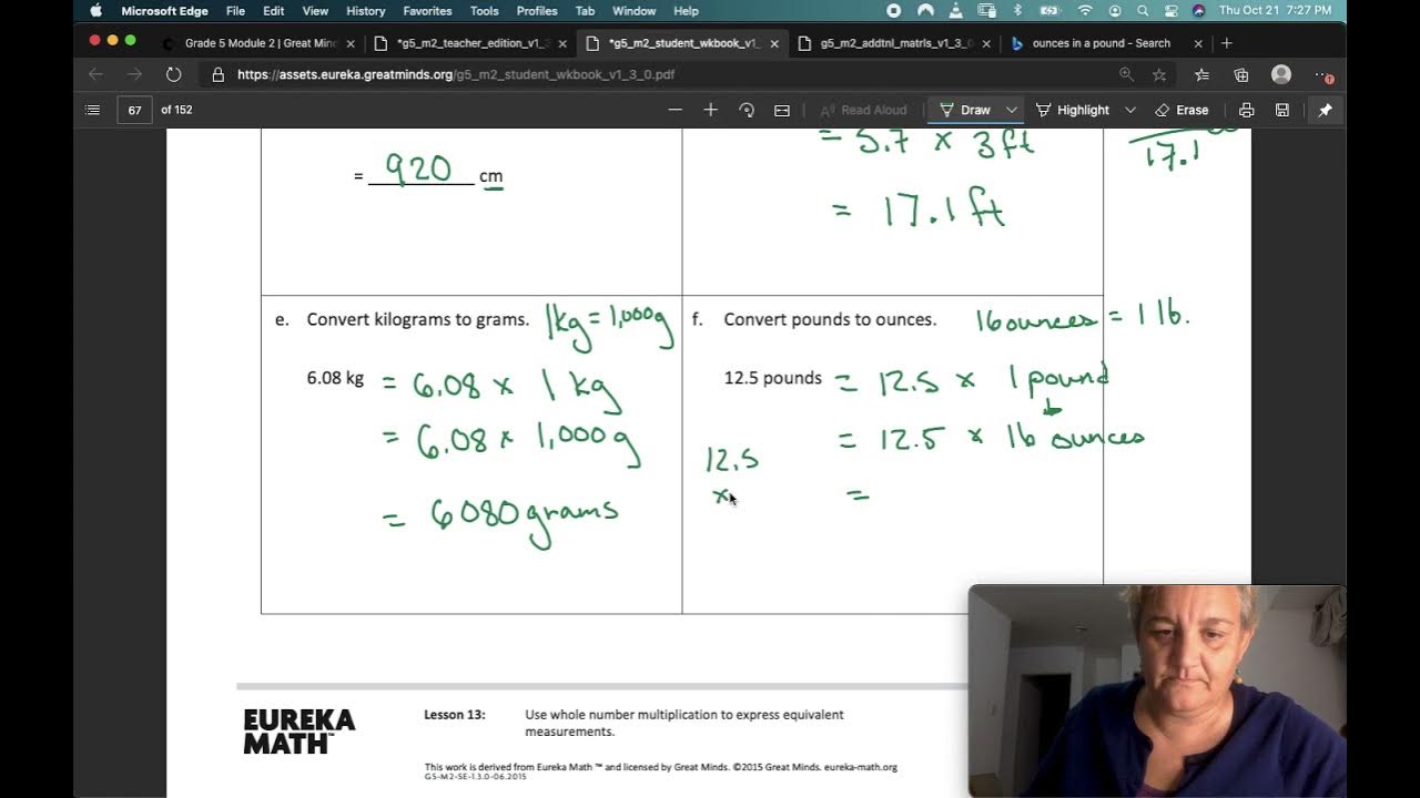 Eureka Math Grade 5 Module 2 Lesson 13 Problem Set - YouTube
