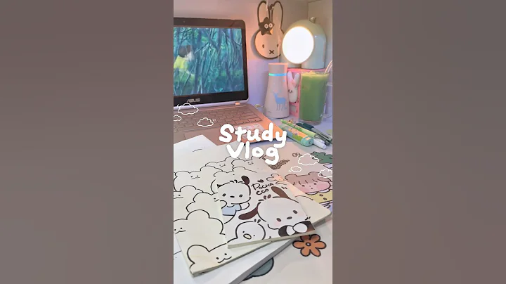 Study Vlog || Evening Study With Me #aesthetic #study #studyvlog #studywithme #asmr #totoro