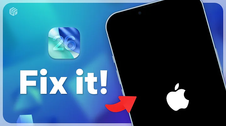 How to Fix iPhone Stuck on Apple Logo while Updating iOS 26 (No Data Loss）