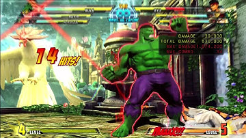 marvel vs capcom 3 hulk combo