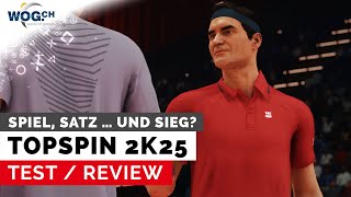 TopSpin 2k25 - Test: Spiel, Satz … und Sieg mit Roger Federer?