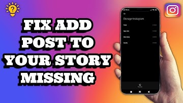 How To Fix Instagram Add Post To Your Story Missing | Social Tech Insider